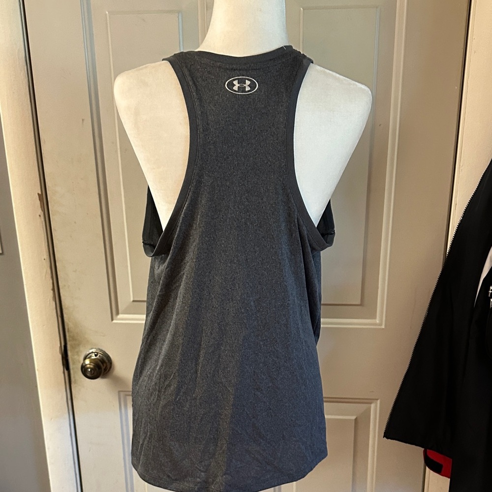 Under Armour Women's Charcoal Tank Top - Picture 4 of 6